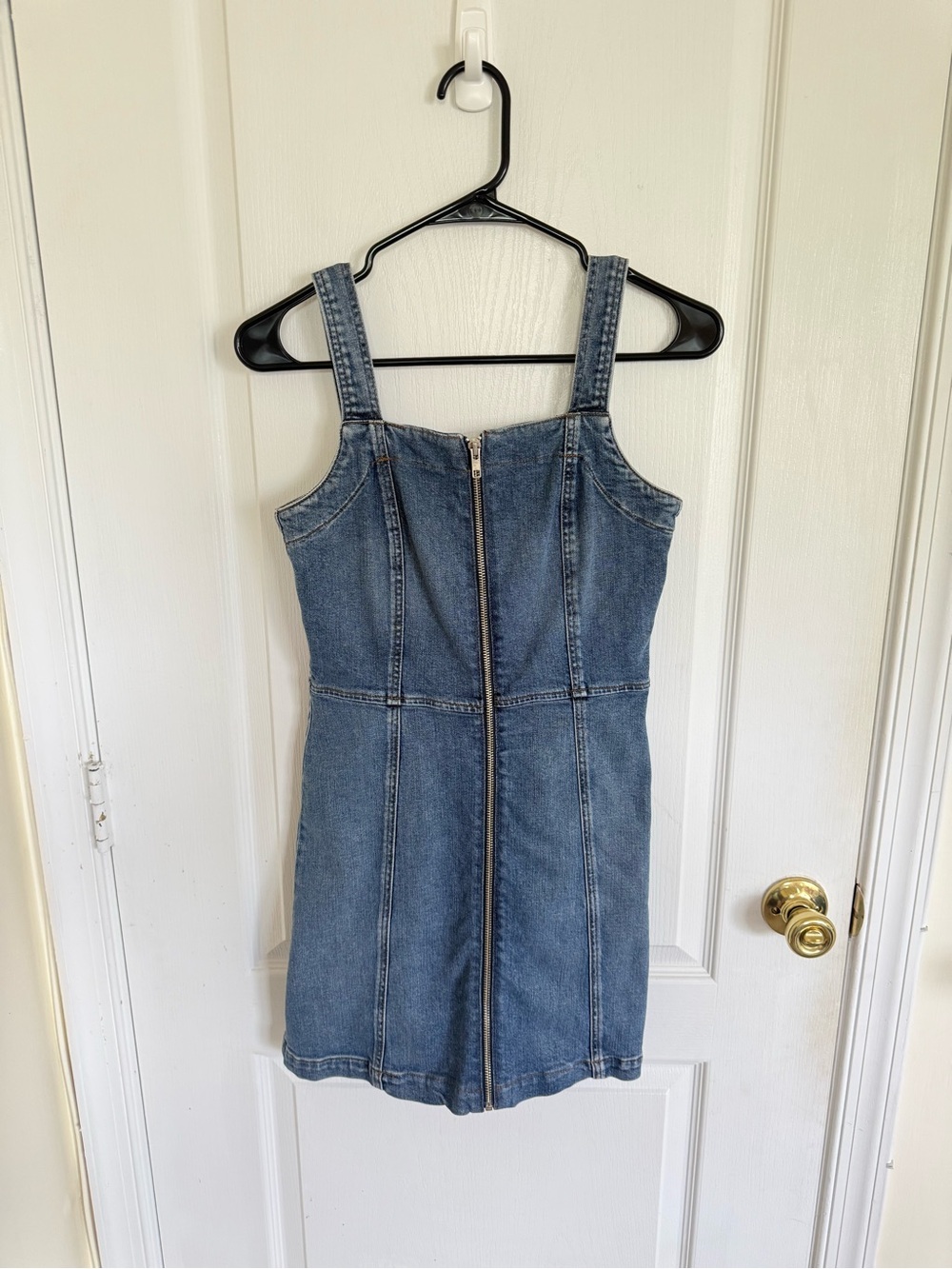 Reformation Randy Denim Mini Dress - Picture 2 of 6